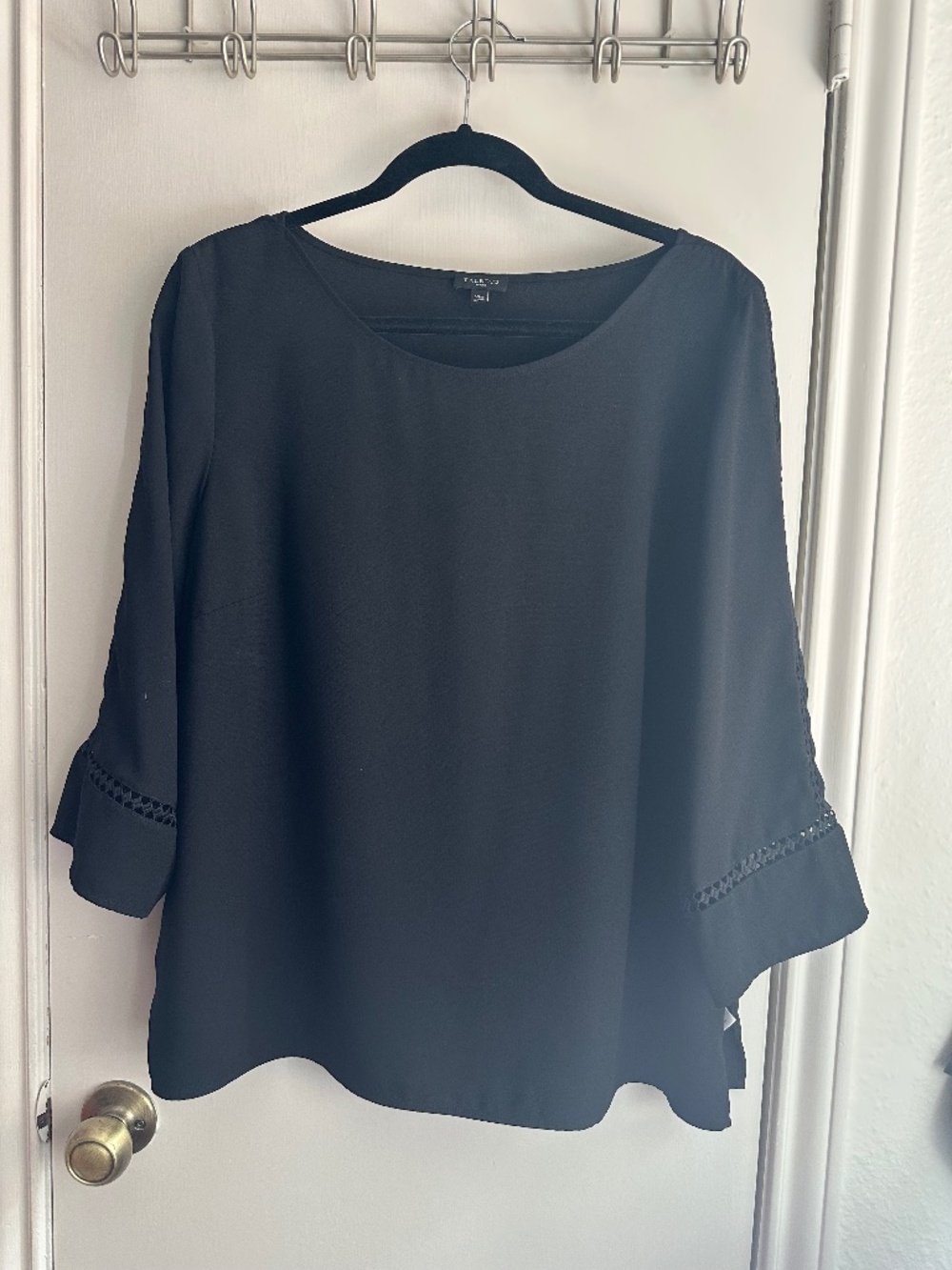 Talbots black blouse